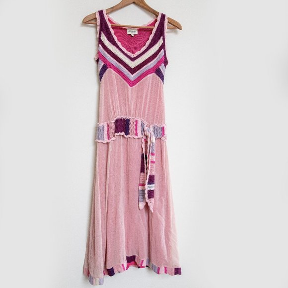 Temperley London Dresses & Skirts - Temperley London Sleeveless Crochet Designer Dress